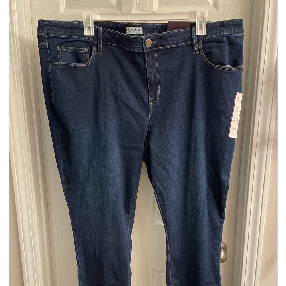 Ava & Viv Dark wash skinny ankle jeans. New with tags!
